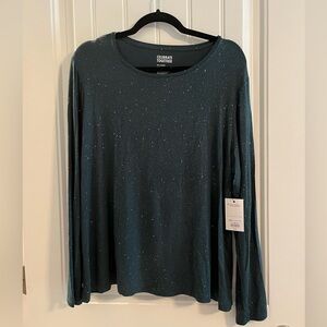 Celebrate Together Green Sparkle Top